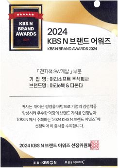 2024 KBS N 브랜드 어워즈
